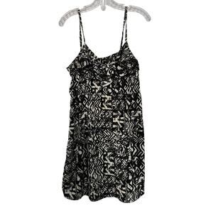 Wet Seal Y2K Black and White Print Dress Size M